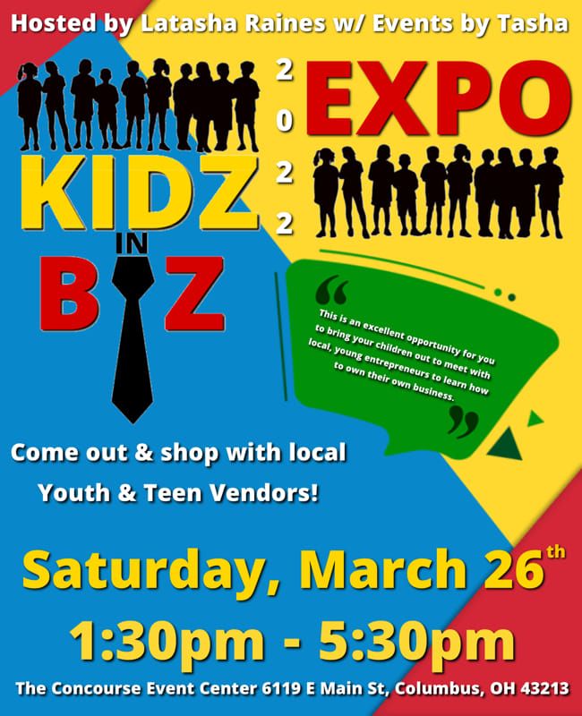 Kidz in Biz Expo The concourse event center & lofts, Reynoldsburg, OH