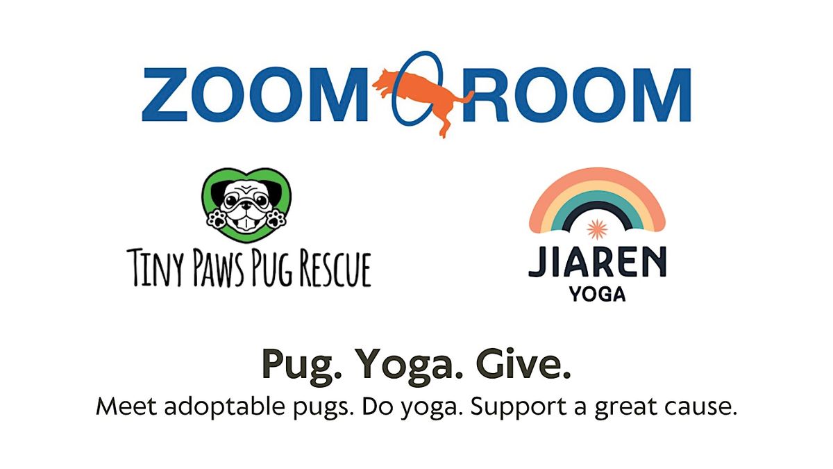 Yoga with Tiny Paws Pug Rescue @ Zoom Room Santa Clara