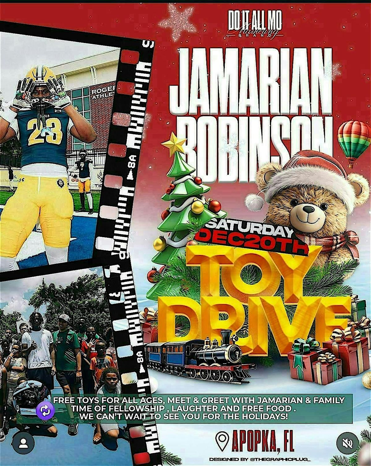 Jamarian Robinson 1st Annual Toy Drive!!!!