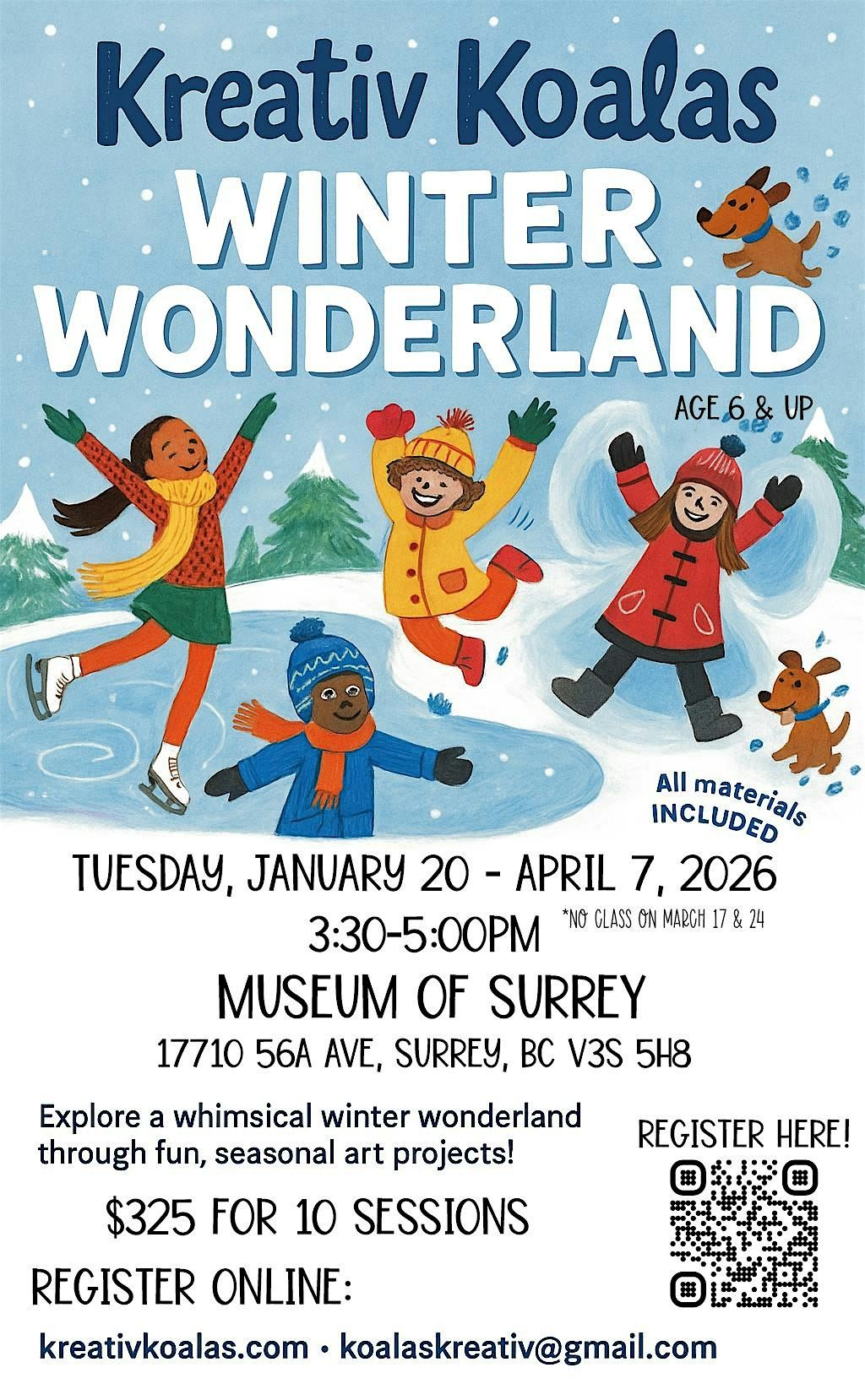 KREATIV KOALAS - Winter Wonderland 2026 - Drawing & Painting for Kids