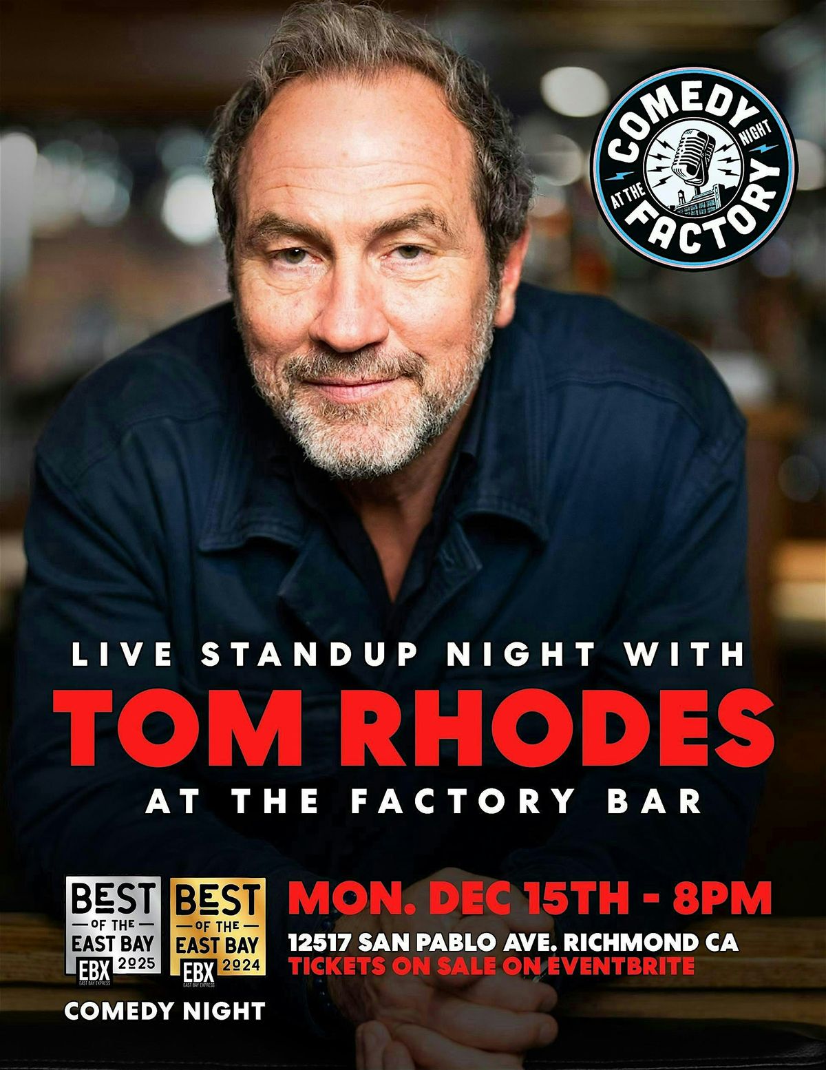 ONE NIGHT ONLY-Tom Rhodes @ The Factory Bar