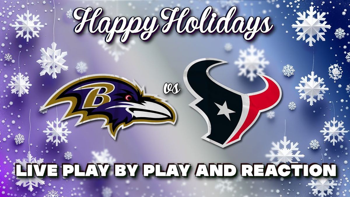 Houston Texans at Baltimore Ravens Tickets