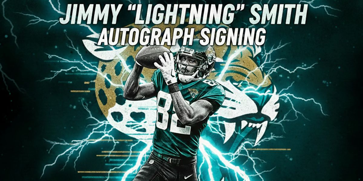 Jimmy Smith  Jaguars WR  Autograph Signing