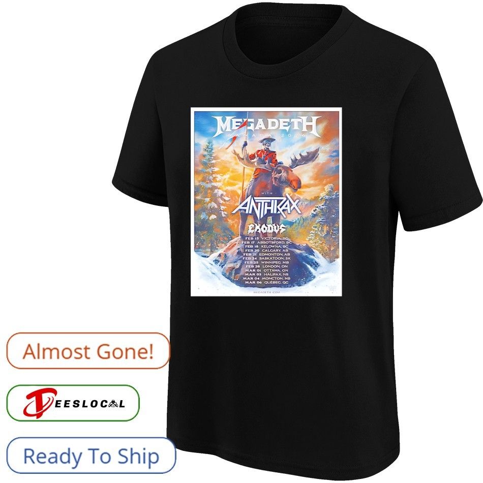 Megadeth  Anthrax & Exodus