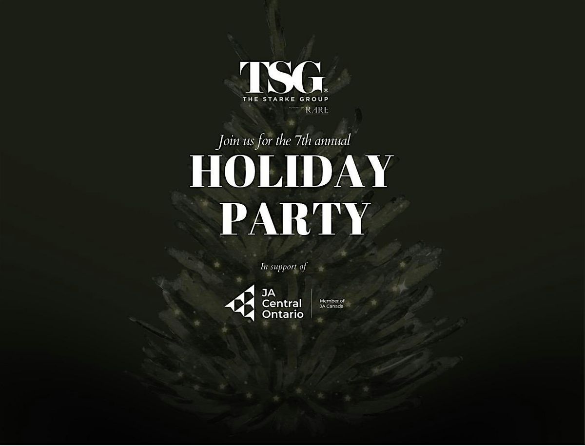 TSG's 7th Annual Holiday Party in Support of JA Central Ontario