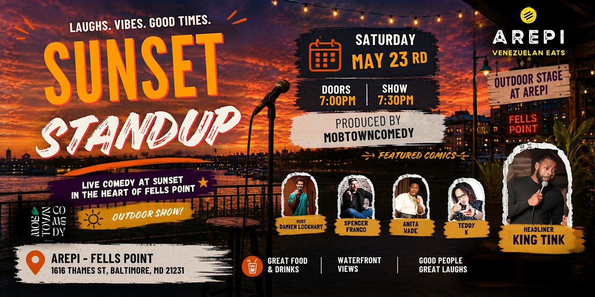 Sunset Standup - Outdoor Comedy at Arepi