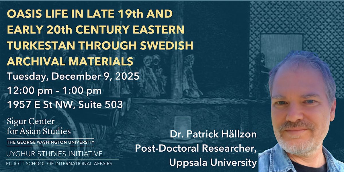 Oasis Life in Late 19th and Early 20th Century Eastern Turkestan