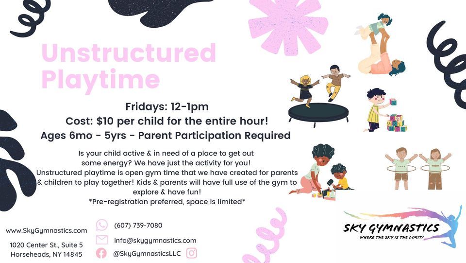 Unstructured Playtime Sky Gymnastics, Horseheads, NY February 24, 2023