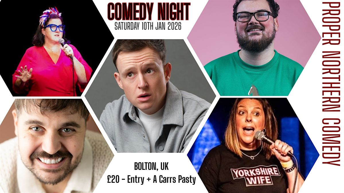 COMEDY AND A CARRS PASTY