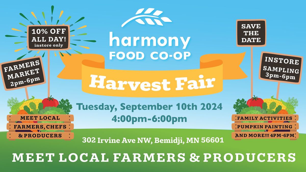 Harmony Coop Harvest Fair 2024 302 Irvine Ave NW, Bemidji, MN