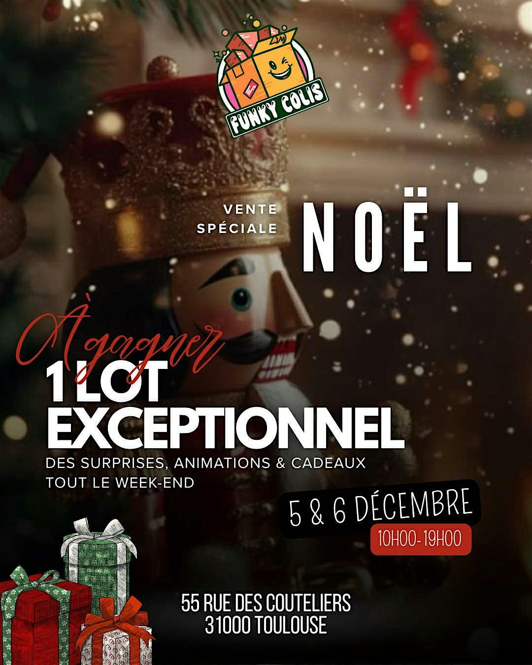 \u2728 WEEK-END, VENTE COLIS PERDUS , MAGIE DE NO\u00cbL POUR FETER NOS 1 AN ! \u2728