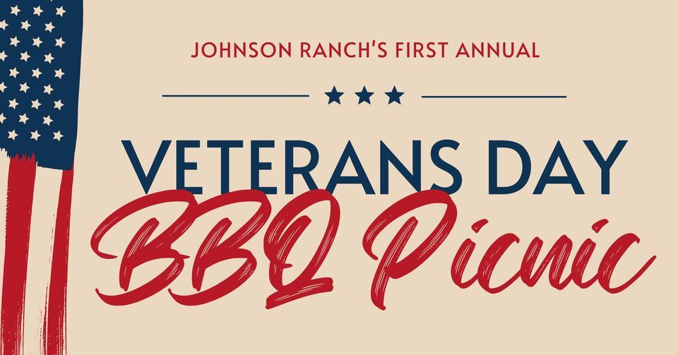 Veterans Day BBQ Picnic | Lakeview Pool at Johnson Ranch, San Tan ...