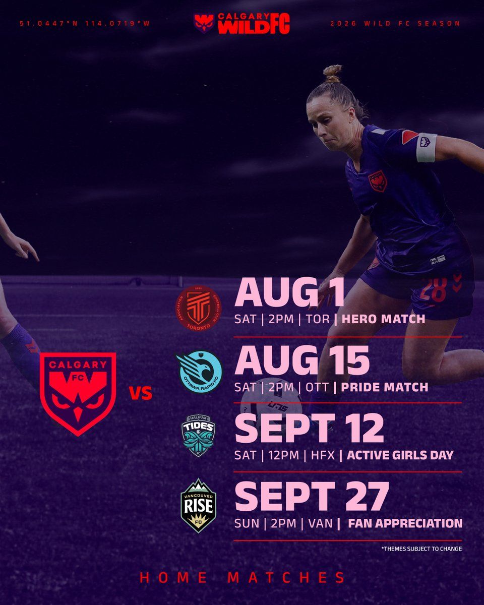 Ottawa Rapid FC vs. Calgary Wild FC