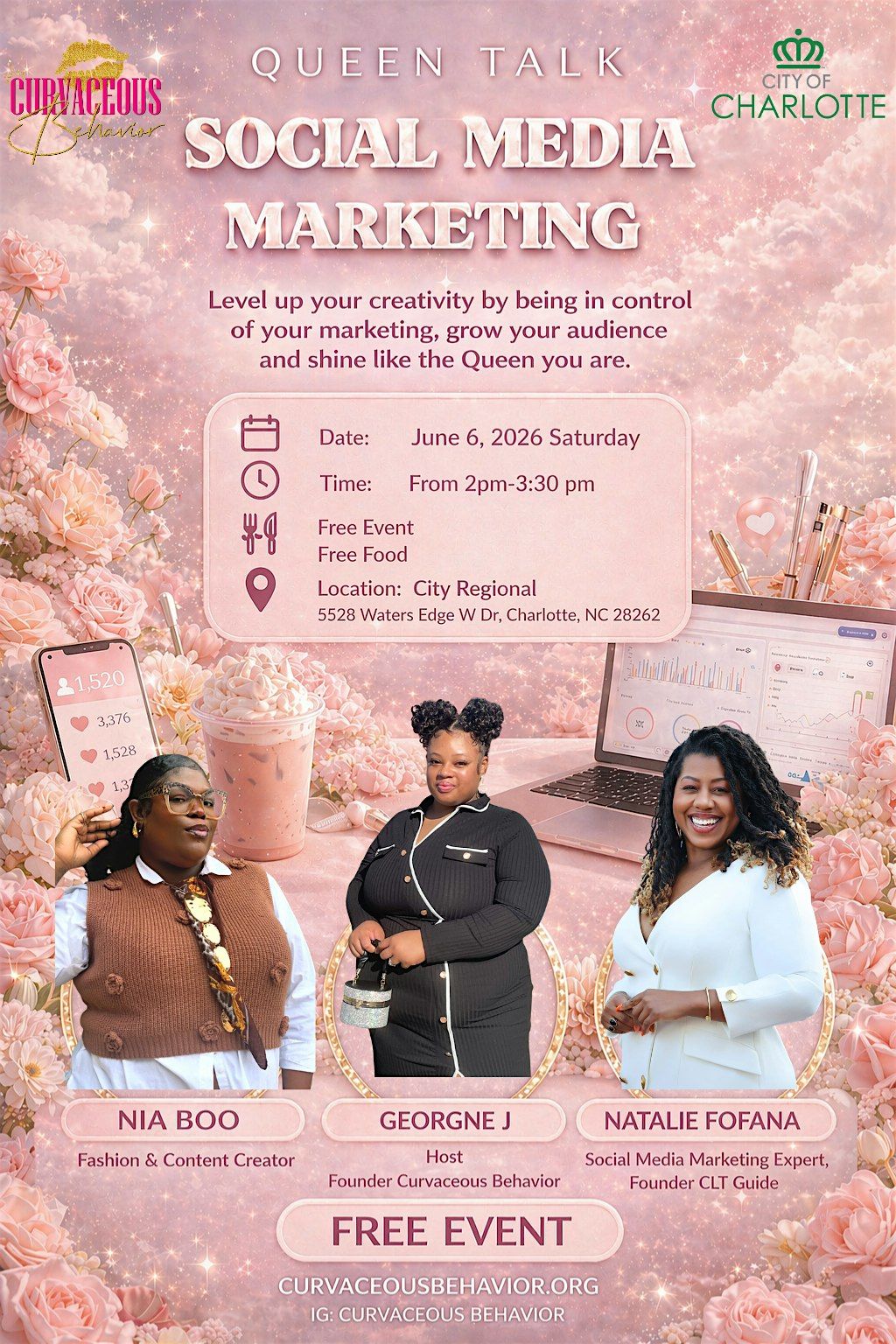 Queen Talk: Social Media Marketing Grow your Brand