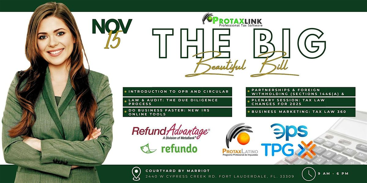 The Big Beautiful Bill - 2025 Tax Seminar