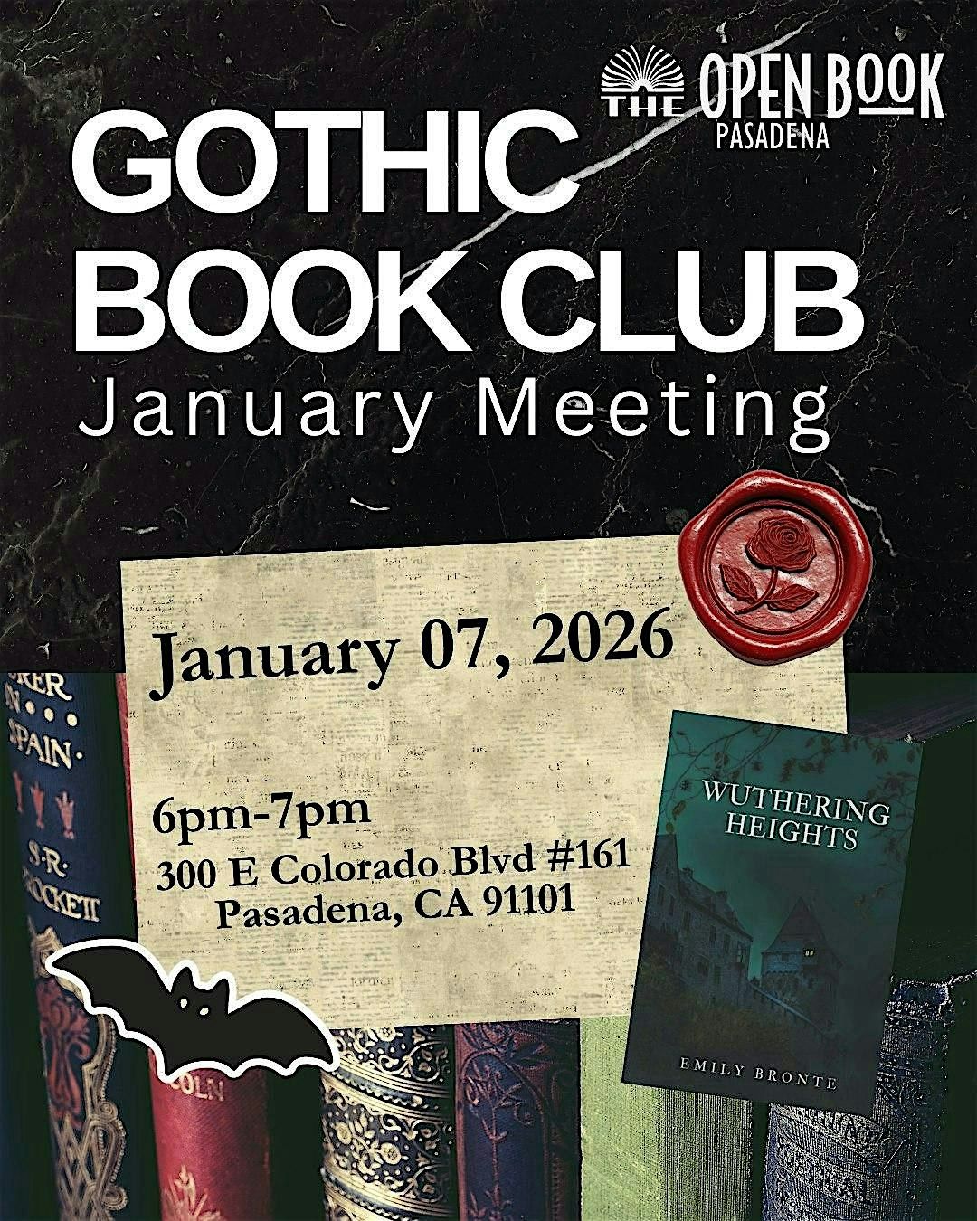 Gothic Book Club at The Open Book Pasadena: Wuthering Heights