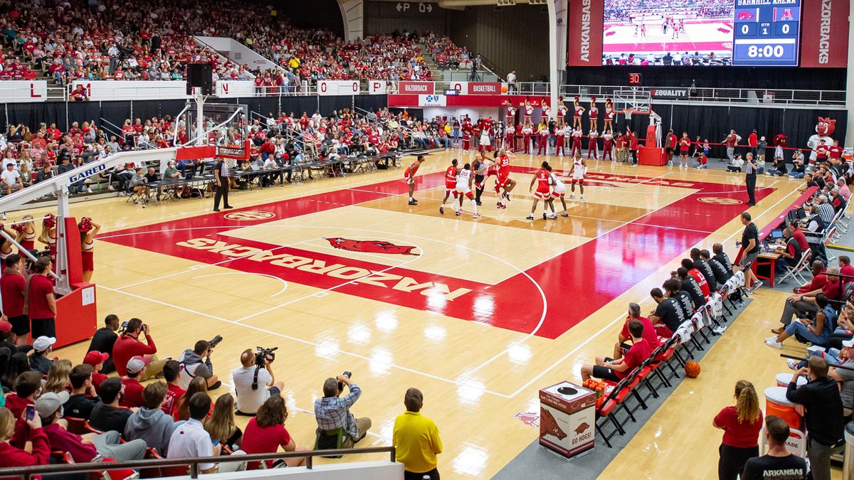 Louisville Cardinals at Arkansas Razorbacks Mens Basketball
