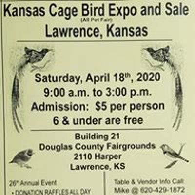 Lawrence Bird Fair  AKA  Kansas Cage Bird Expo And All Pet Fair