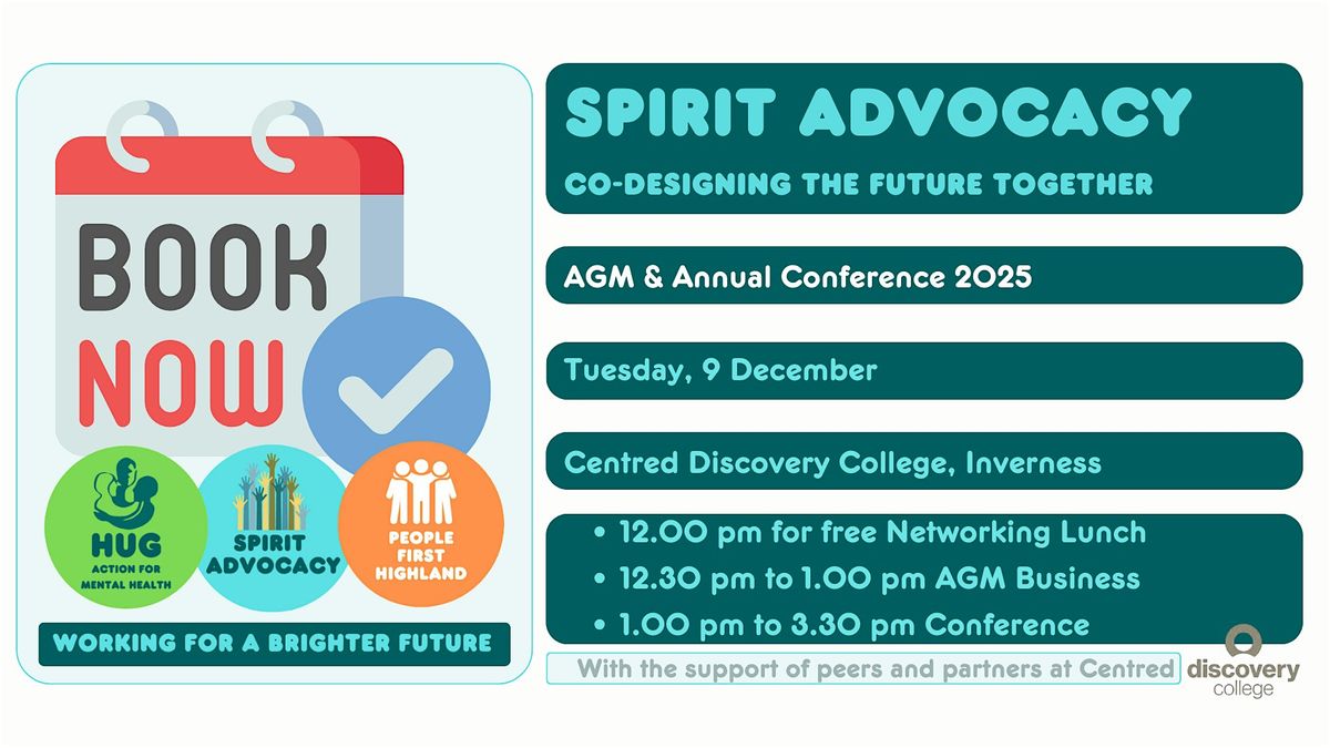 Spirit Advocacy | AGM & Annual Conference 2025 | Co-Designing the Future To