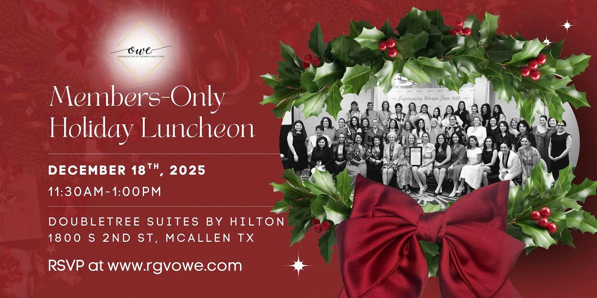 Christmas member only luncheon