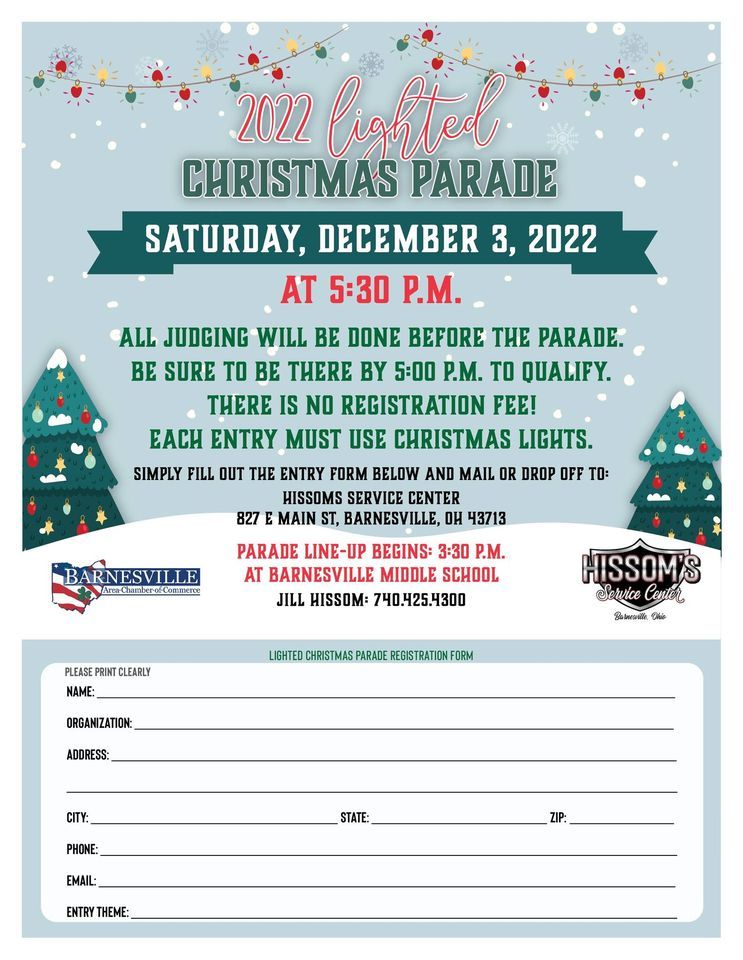 CHRISTMAS IN THE VILLE LIGHTED CHRISTMAS PARADE E Main St