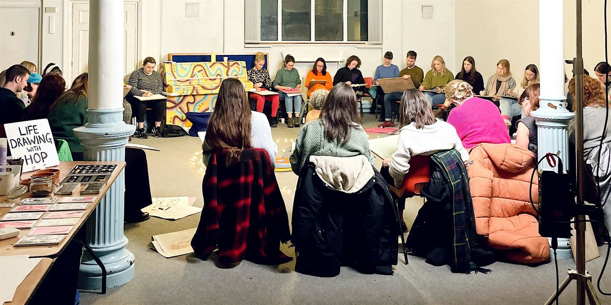Life Drawing with HOP at Levenshulme Old Library, Manchester