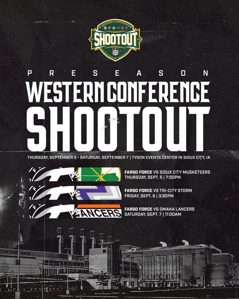 Fargo Force at Sioux City Musketeers at Tyson Events Center