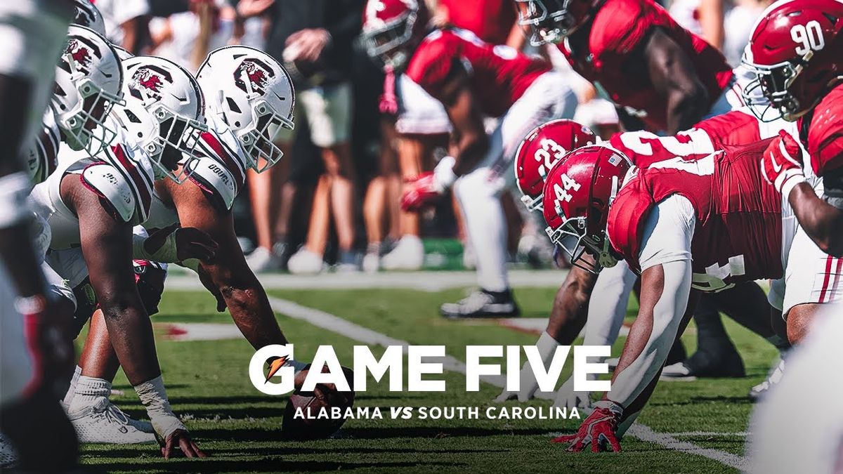 Alabama Crimson Tide vs. South Carolina Gamecocks