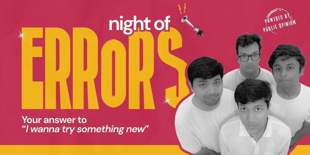 Night of Errors - LIVE cOmEdY