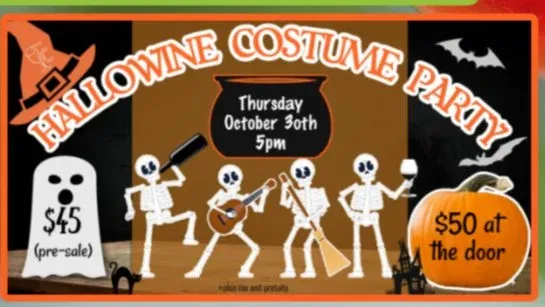 Hallowine Costume Party at Carrera Wine Cellar \ud83e\udd42