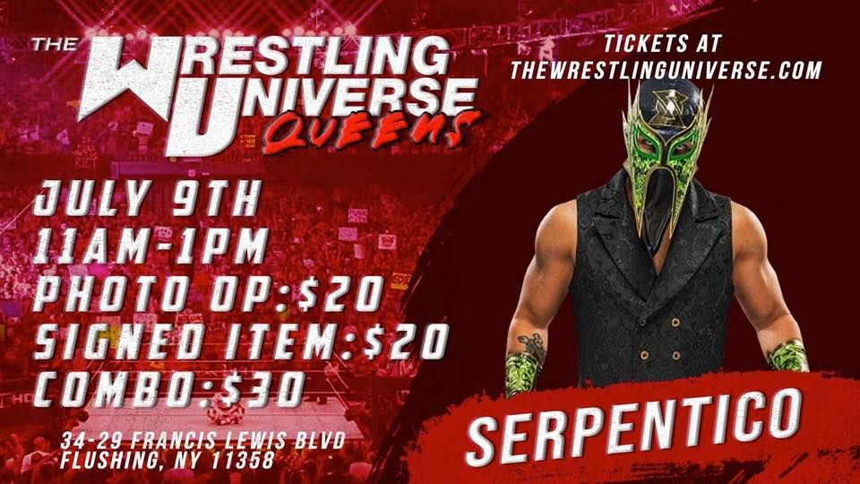 Serpentico Meet & Greet at The Wrestling Universe Queens 3429