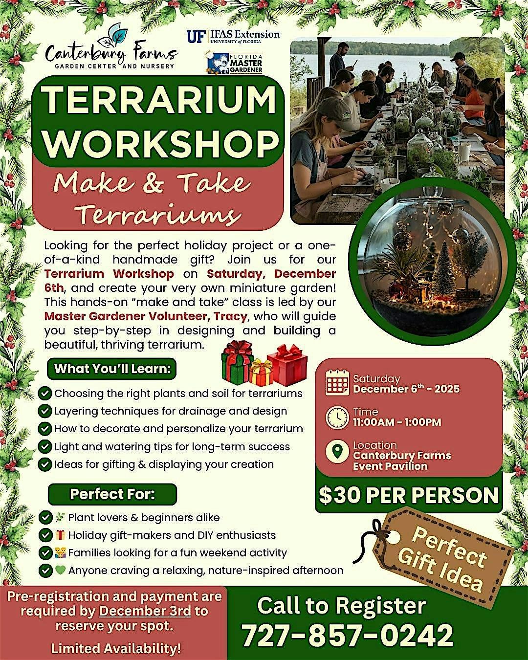 Make & Take Terrarium Workshop