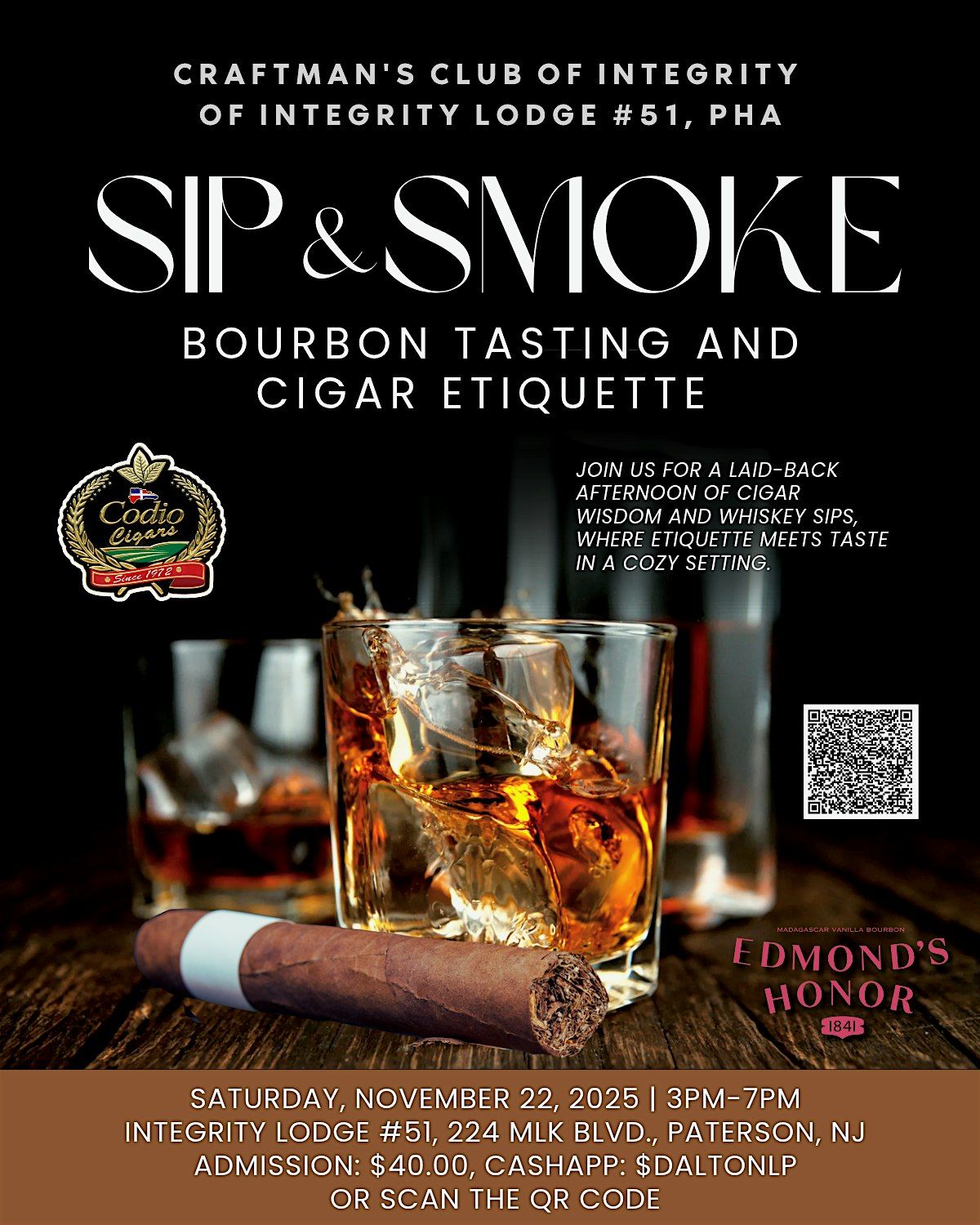 Cigar Etiquette and Whiskey Tasting