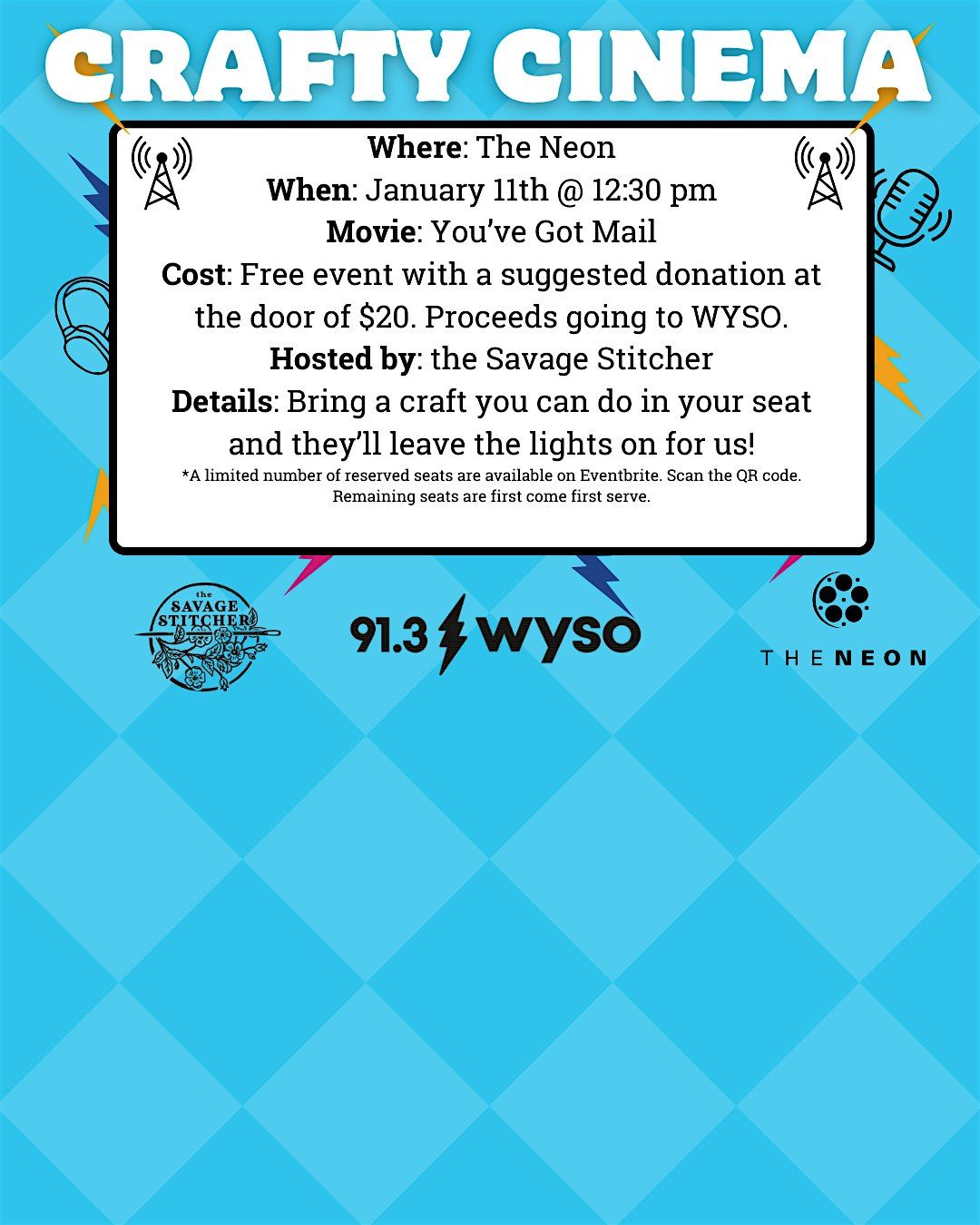 Crafty Cinema for a Cause