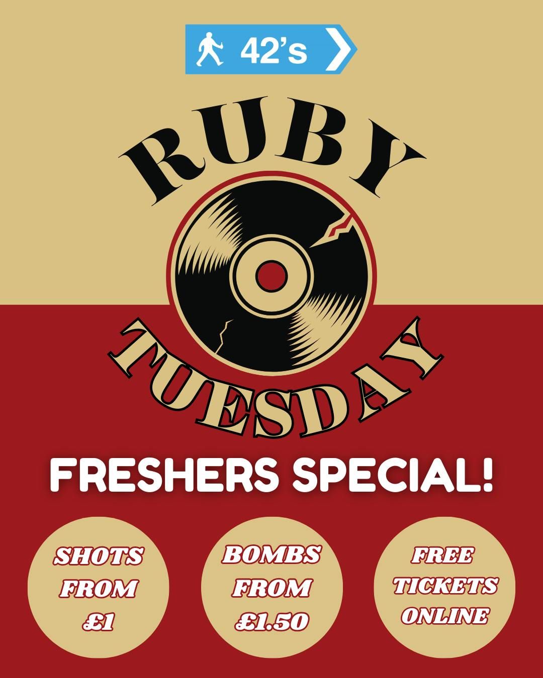 Ruby Tuesday - Freshers Special