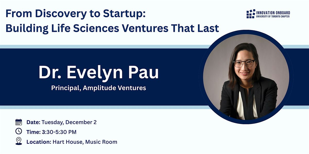 From Discovery to Startup: Building Life Sciences Ventures That Last