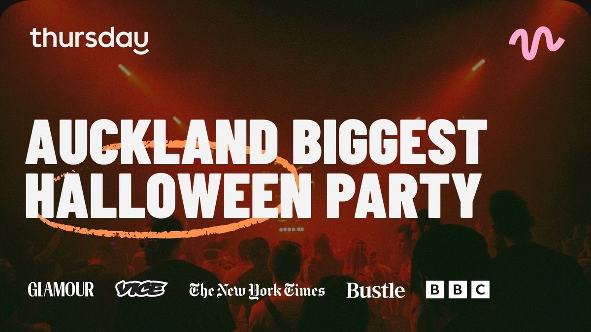 Thursday | Auckland biggest Halloween party