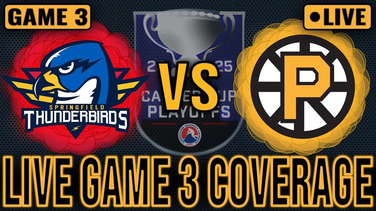 Springfield Thunderbirds vs. Providence Bruins