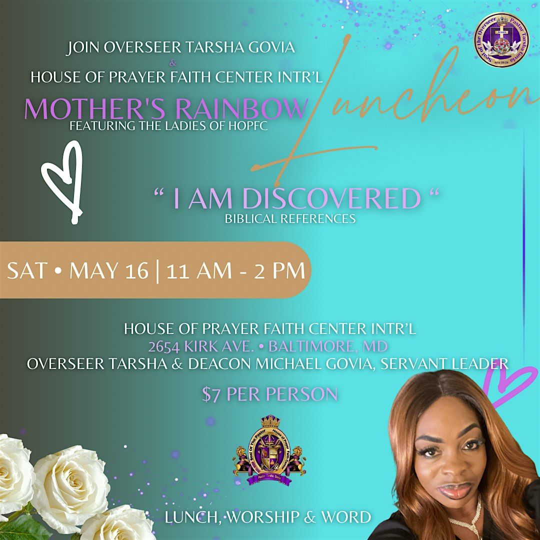 HOPFC: Mother\u2019s Biblical Rainbow Luncheon