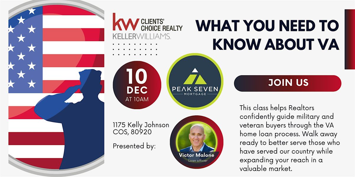 Realtor\u2019s VA Loan Crash Course
