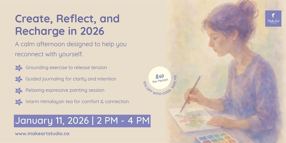 New Year Reset for Women \u2013 Grounding, journaling & free expression painting