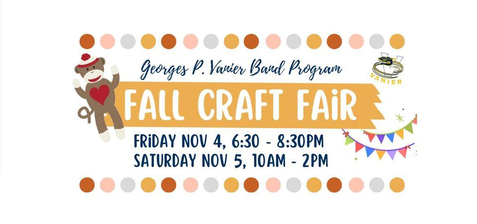 G.p.vanier Fall Craft Fair 