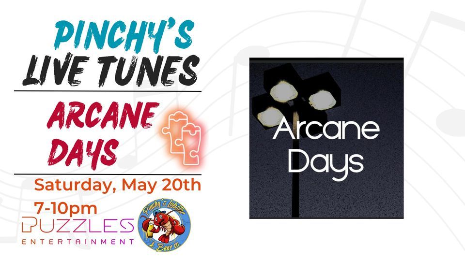 Arcane Days LIVE Pinchys Pinchy's Lobster & Beer Co., Sevierville
