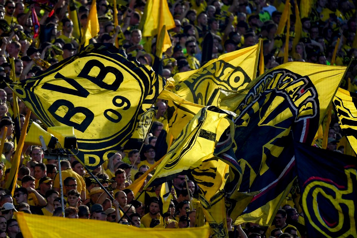 Borussia Dortmund vs Eintracht Frankfurt at Signal Iduna Park - Westfalenstadion