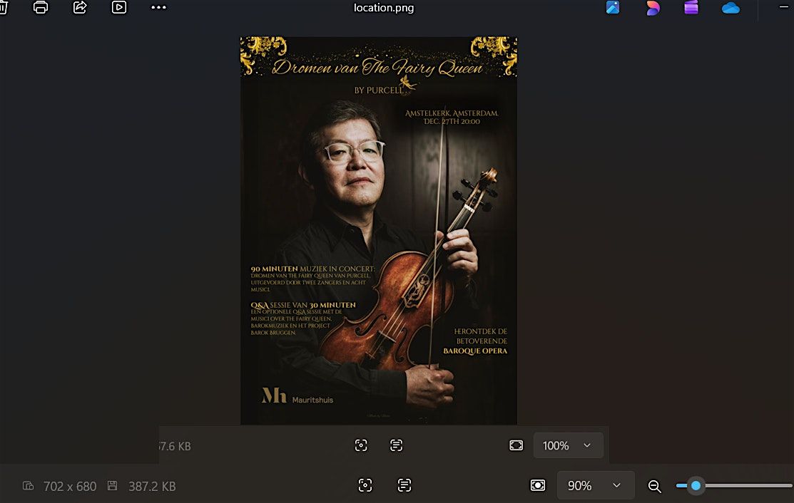 Kopie van Opera, Dromen Van The Fairy Queen-Henry Purcell.