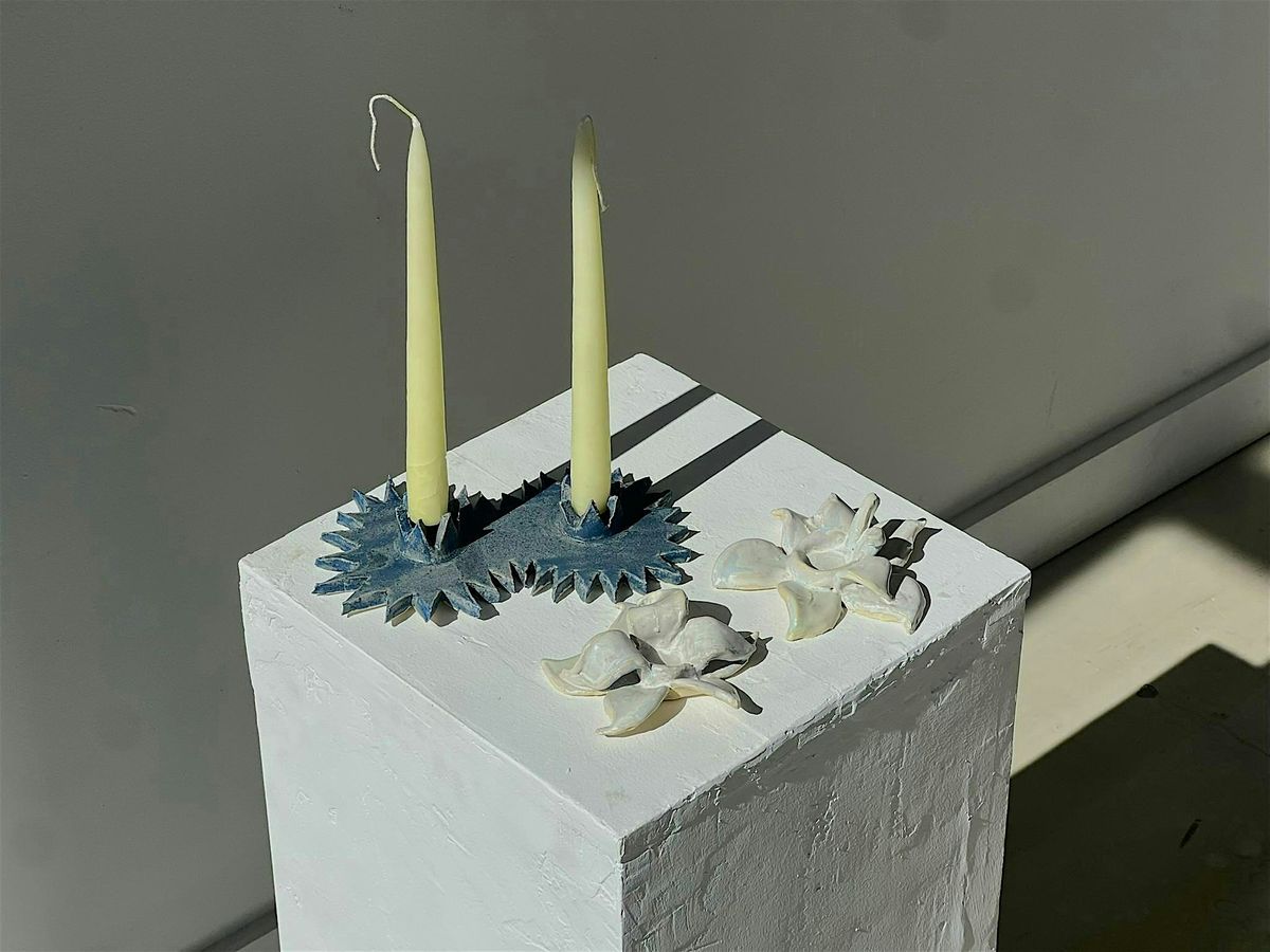 Ceramic Candle Holder Pottery Class - Intro to Pottery Workshop