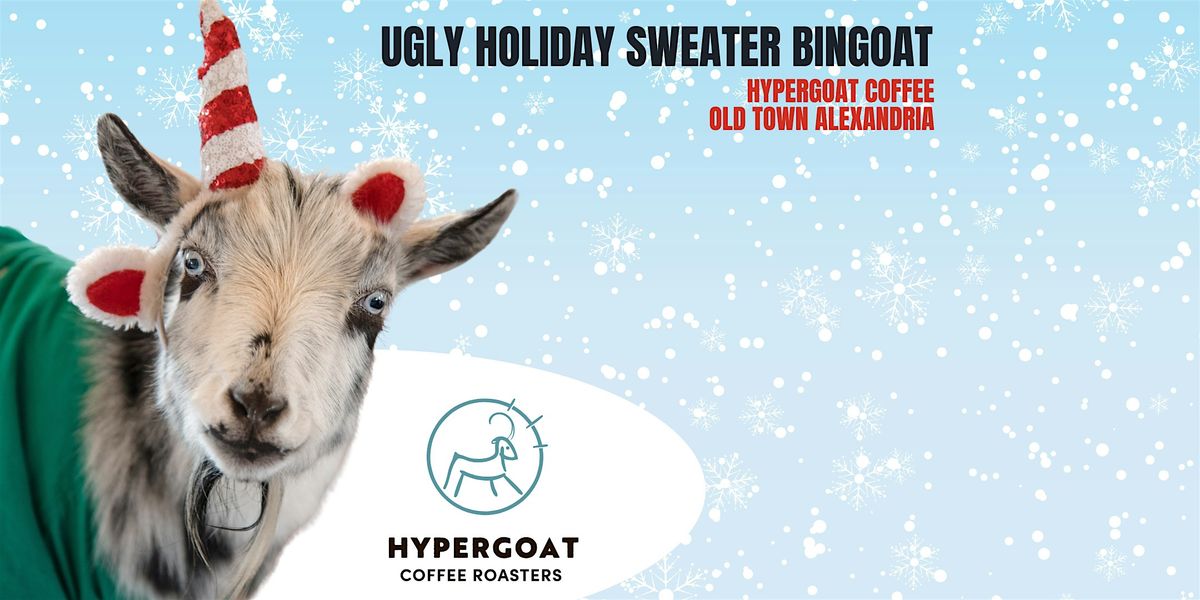 Holiday BINGOAT at Hypergoat Coffee in Alexandria