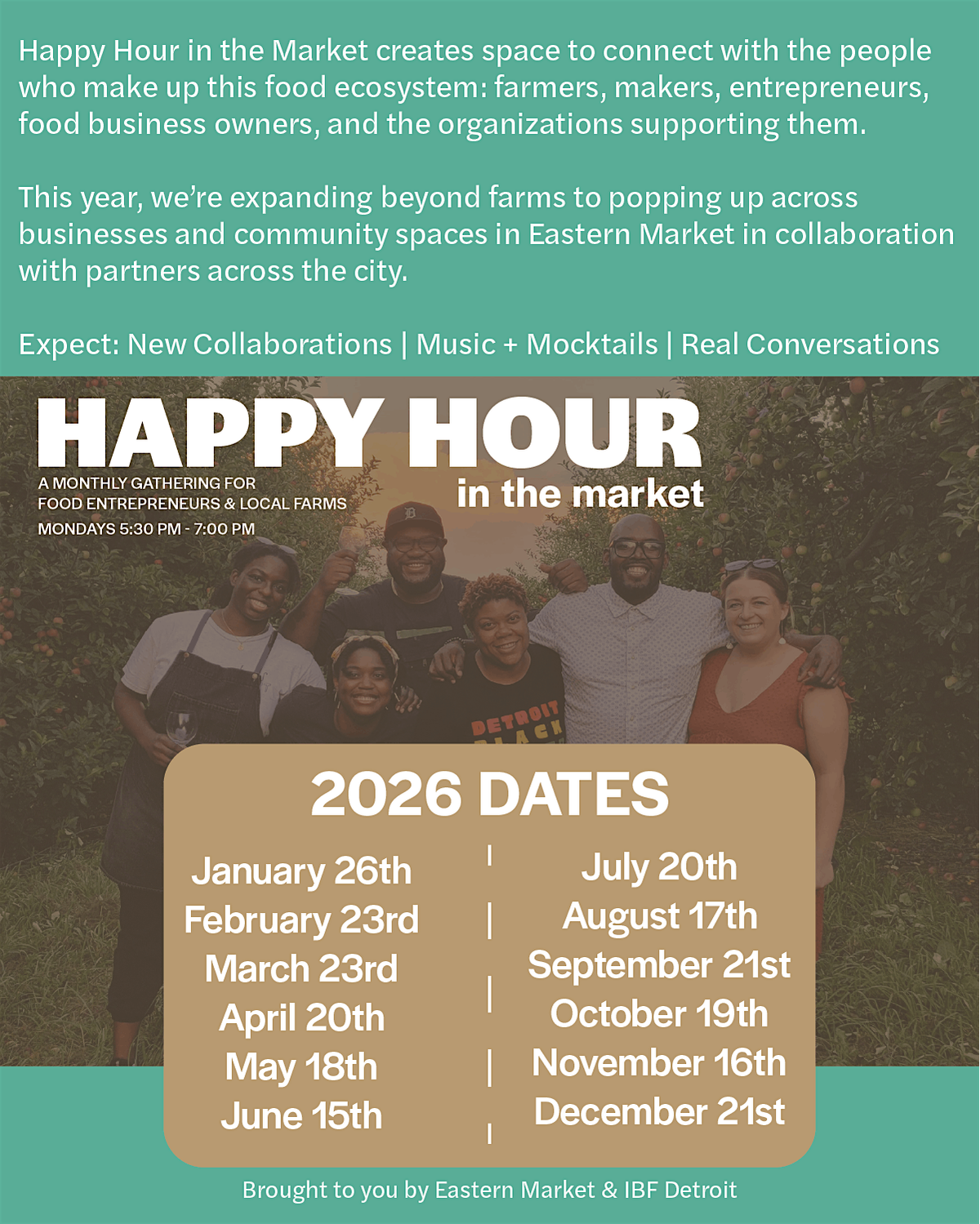 Happy Hour in the Market (June)