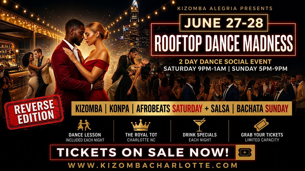 June Dance Madness - ROOFTOP 2-day social (dance lesson included)