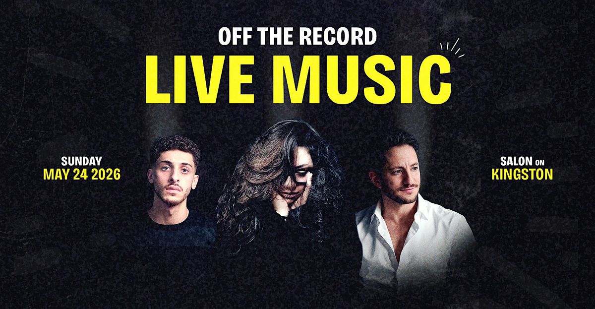 Off The Record: Bug Juice, Rafi Barides, Izzy Gilden | Live Music Showcase